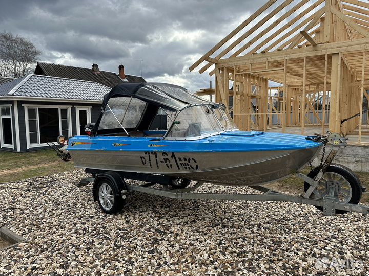 Лодка Казанка 5 М4 с Мотором Merkury+прицеп