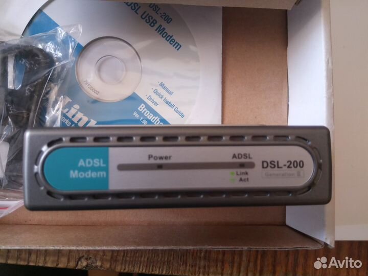 Adsl modem DSL-200 D-Link