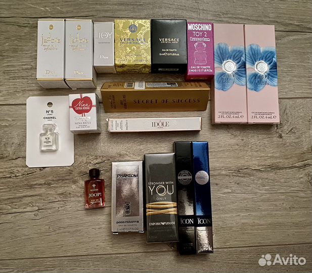 Миниатюры парфюмерии