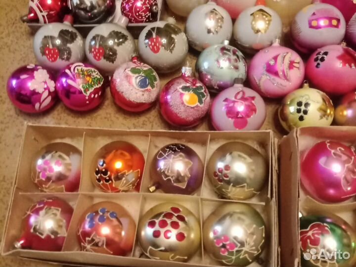 Елочные игрушки СССР шары