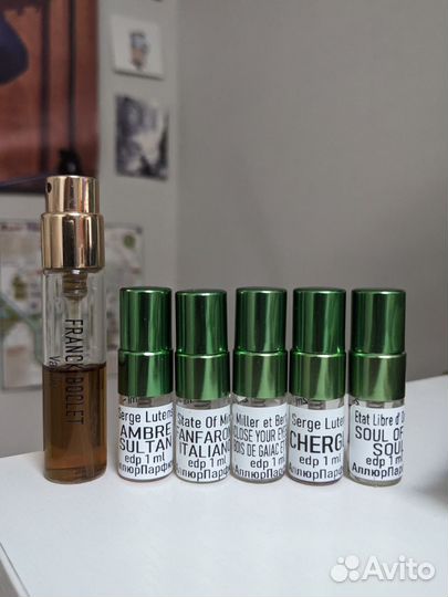 Ниша парфюм отливанты, обмен и продажа