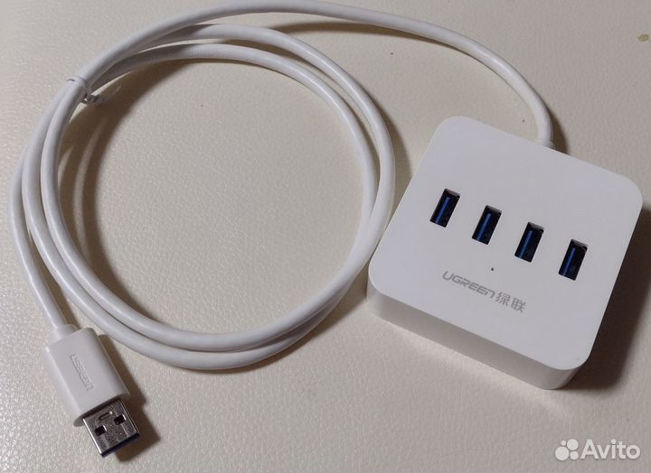 USB-хаб Ugreen UG-30202 4 порта USB 3.0