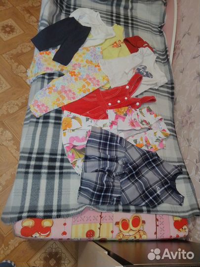 Детские вещи пакетом на девочку от 80 до 92