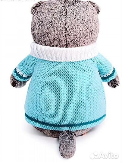Кот Басик в весеннем свитере 25см оригинал,новый