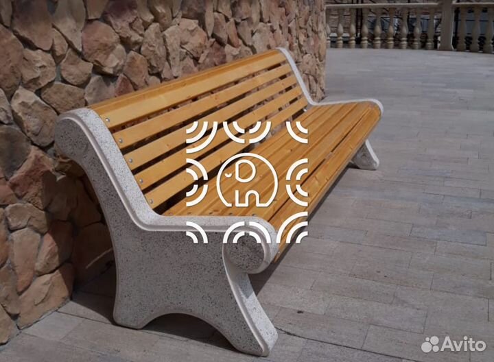 Лавочки из бетона классик от производителя