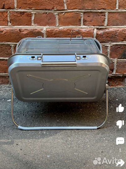 Мангал гриль сборный в чемодане