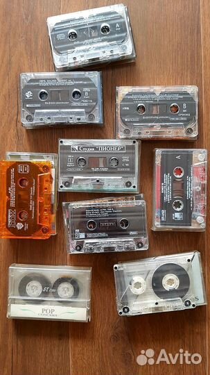Аудиокассеты студийные, а так-же BASF, sony, TDK