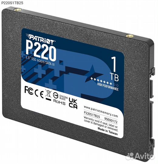 P220S1TB25, Диск SSD patriot P220 2.5