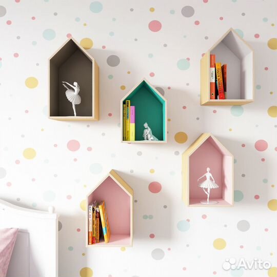 Полка навесная Полка для детской комнаты