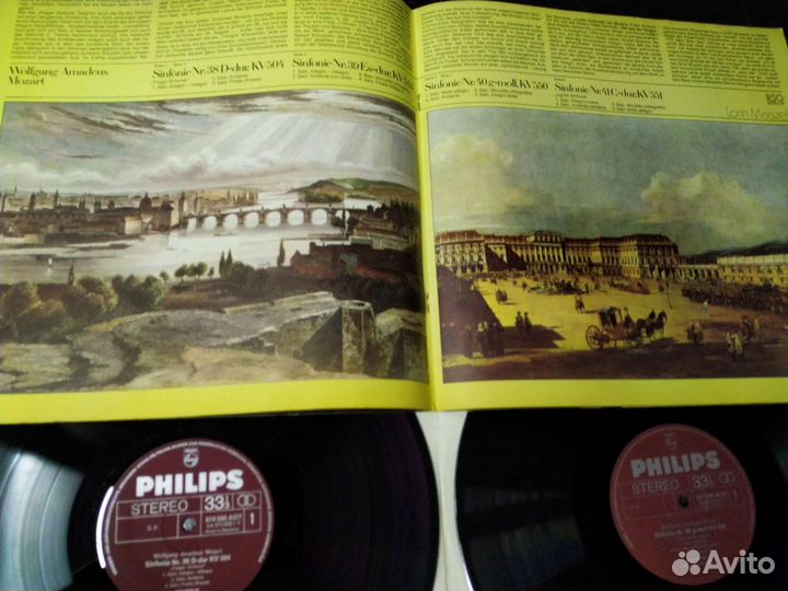 Моцарт симфонии 38 39 40 41 винил Германия