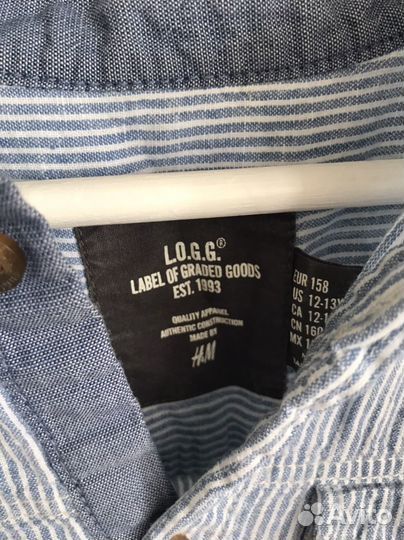 Рубашка H&M на мальчика (Рост 158)