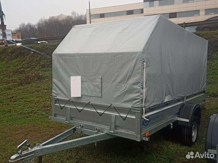 Прицеп легковой 3,5*1,5 м. Самосвал. Оцинкованный