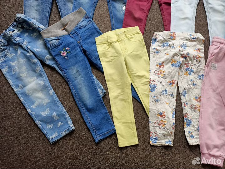 Фирменные джинсы, брюки, штанишки, р.98-104