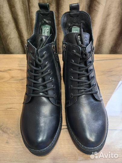Ботинки нат кожа зимние 36