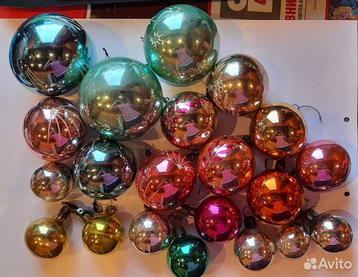 Елочные шары СССР
