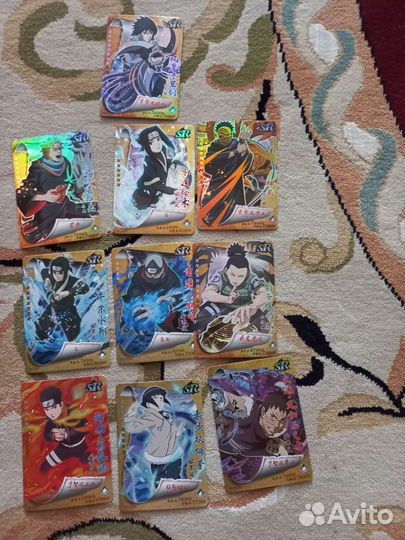 Карточки наруто