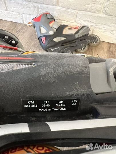 Роликовые коньки Rollerblade раздвижные 36 - 40