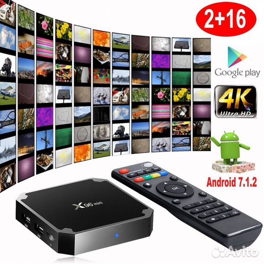 Андроид приставка X96 mini 2/16 Gb