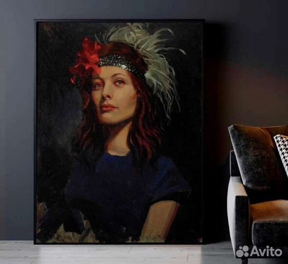 Картина маслом на холсте Портрет на заказ