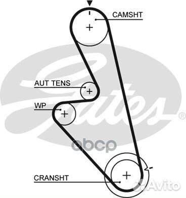 5449 30985x20 Ремень грм 5449 Gates