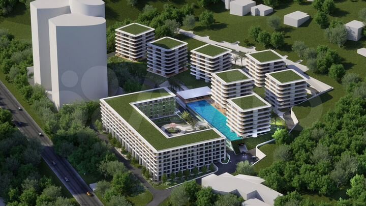 Апартаменты-студия, 39,1 м², 6/7 эт.