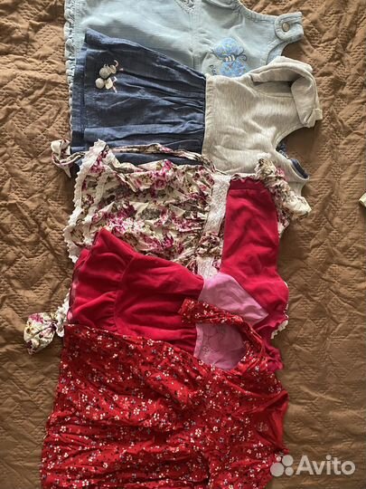 Пакет вещей на девочку 86