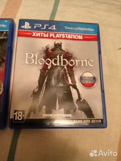 Диски для ps4 Bloodborne и Persona 5