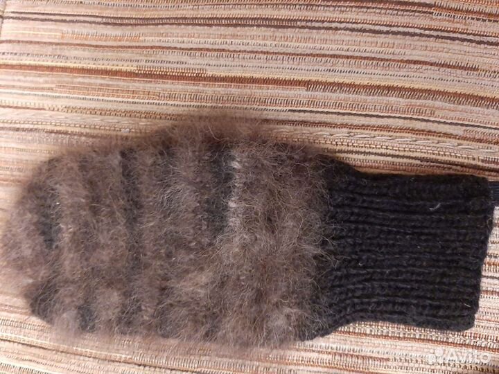 Варежки из шерсти собаки