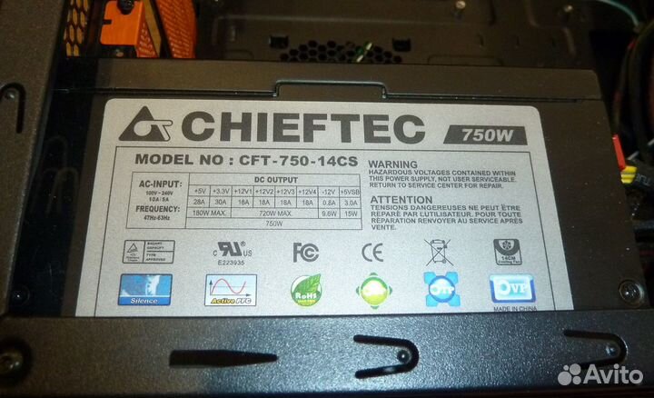 Корпус Zalman Z9 Plus/Chieftec 750W