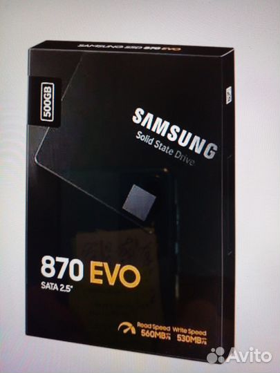 SSD накопитель Samsung 870 EVO MZ-77E500BW 500гб