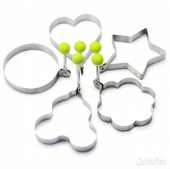 Форма для яичницы, набор 5 штук