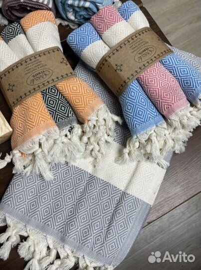 Полотенца Luxe Cotton Турция хлопок Пештамаль