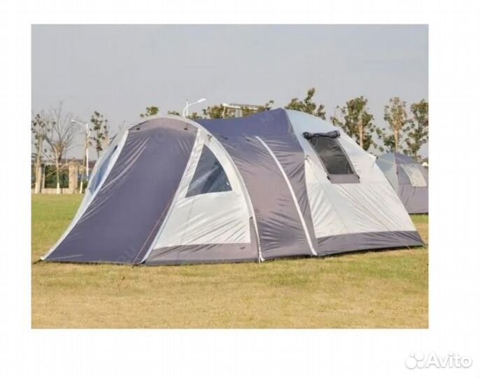Палатка трехместная двухслойная 390х210х150см 1912