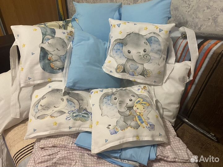 Бортики в детскую кроватку