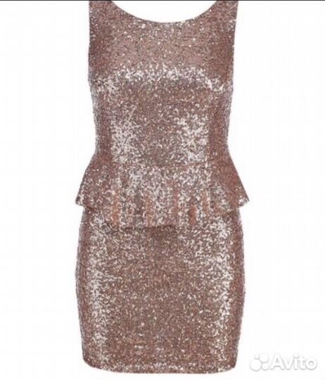 Платье золотое