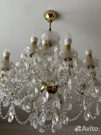 Люстра хрустальная чехия