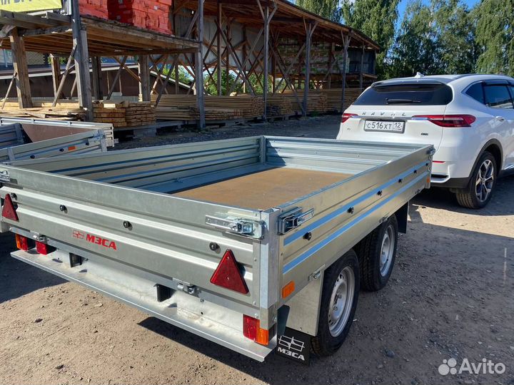 Прицеп двухосный 817737.001.Фаркопы.Запчасти