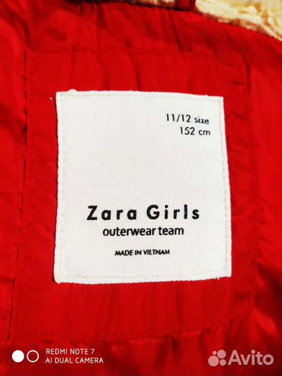 Парка zara для девочки