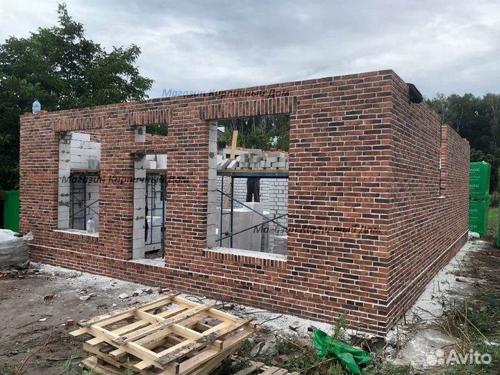 Кирпич / Лофт Бордо Под Старину М250