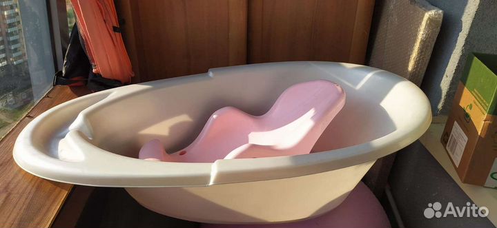 Ванночка розовая для горки