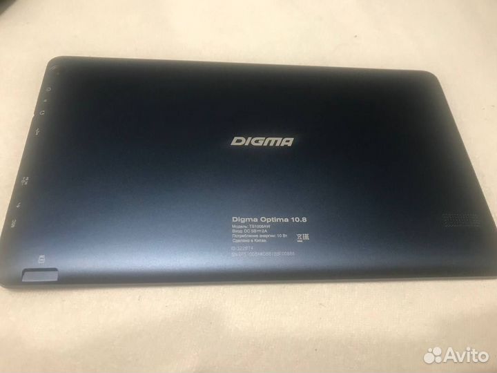 Планшет digma optima 10.8