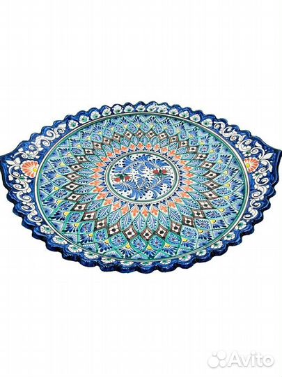 Ляган овальный 42 см синий Мехроб
