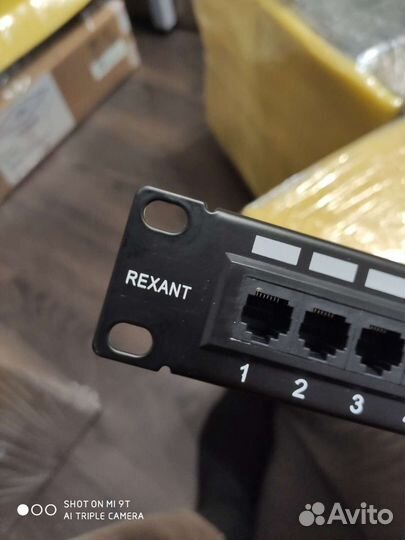 Патч панель 24 входа Rexant cat 5e