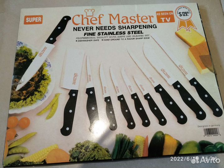 Набор ножей chef master