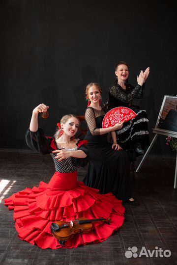 Артисты на праздник, Фламенко-шоу, Живой звук