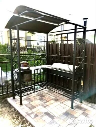 Мангал С крышей