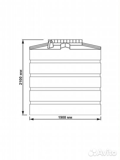 Емкость для канализации / без посредников