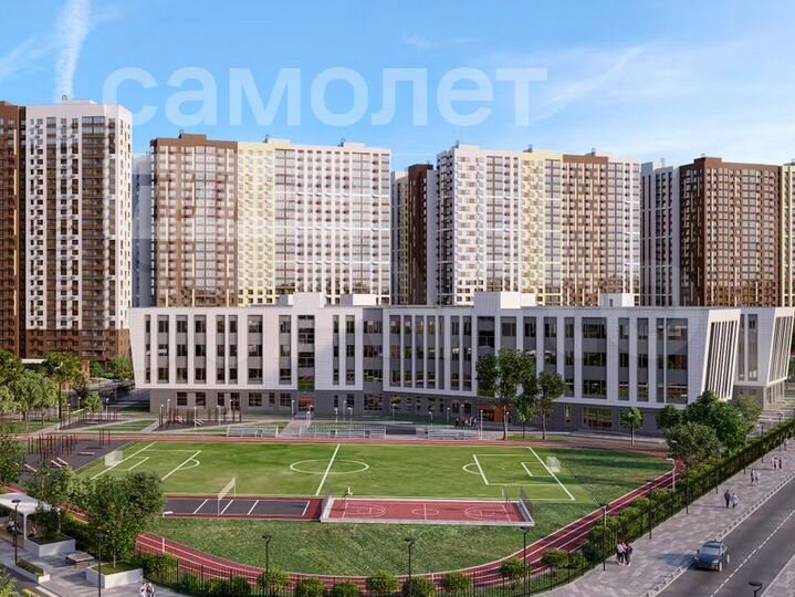 2-к. квартира, 59 м², 3/25 эт.