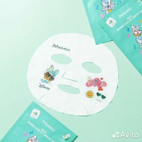 JMsolution Маска тканевая с розой иерихона