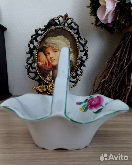 Конфетница. Ручная роспись. Винтаж